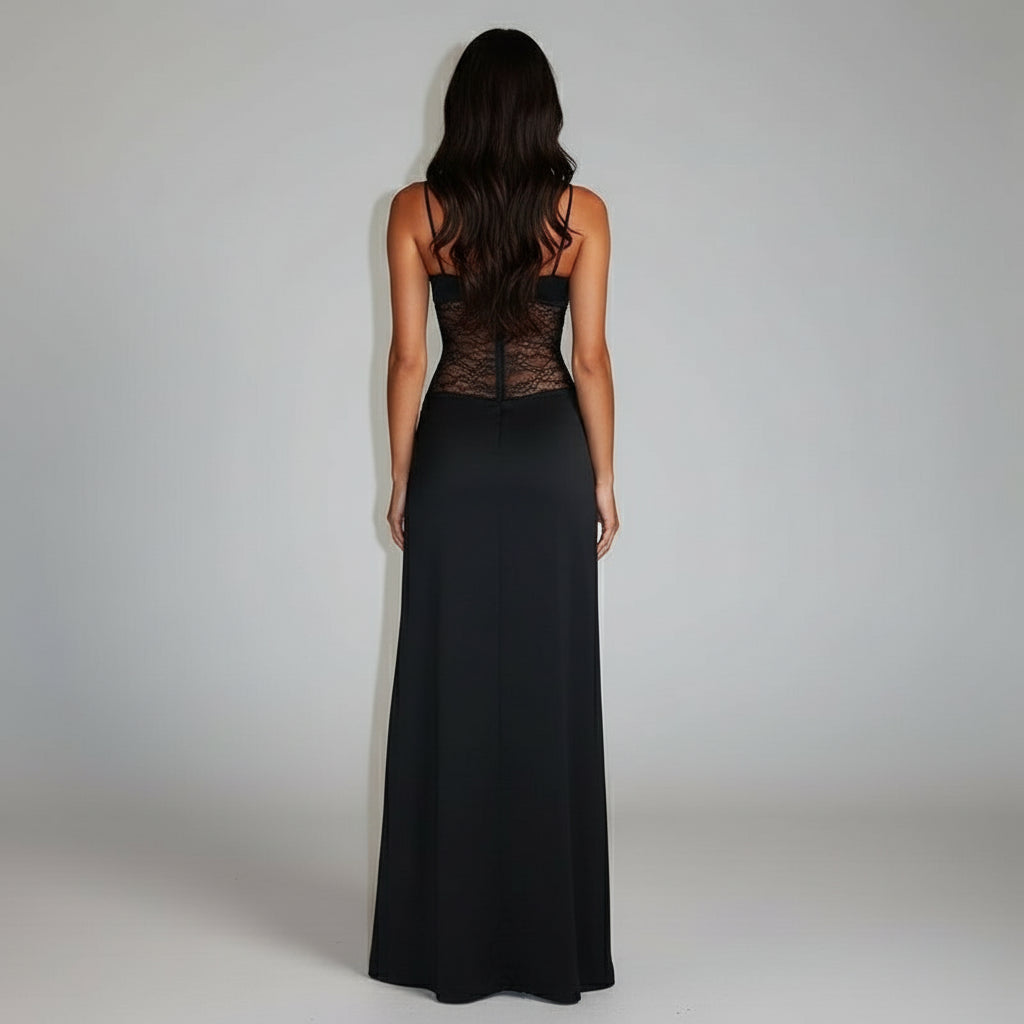 שמלת מקסי דגם - ספיר