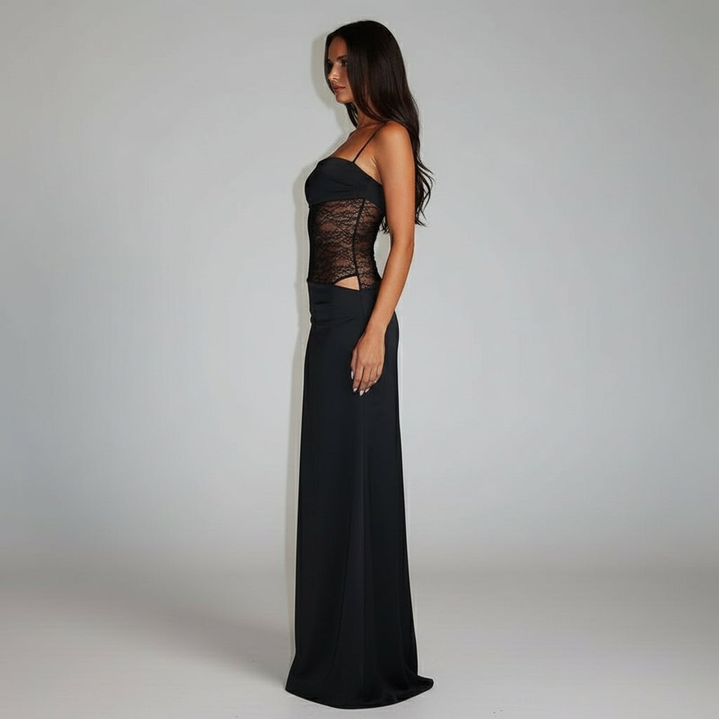 שמלת מקסי דגם - ספיר