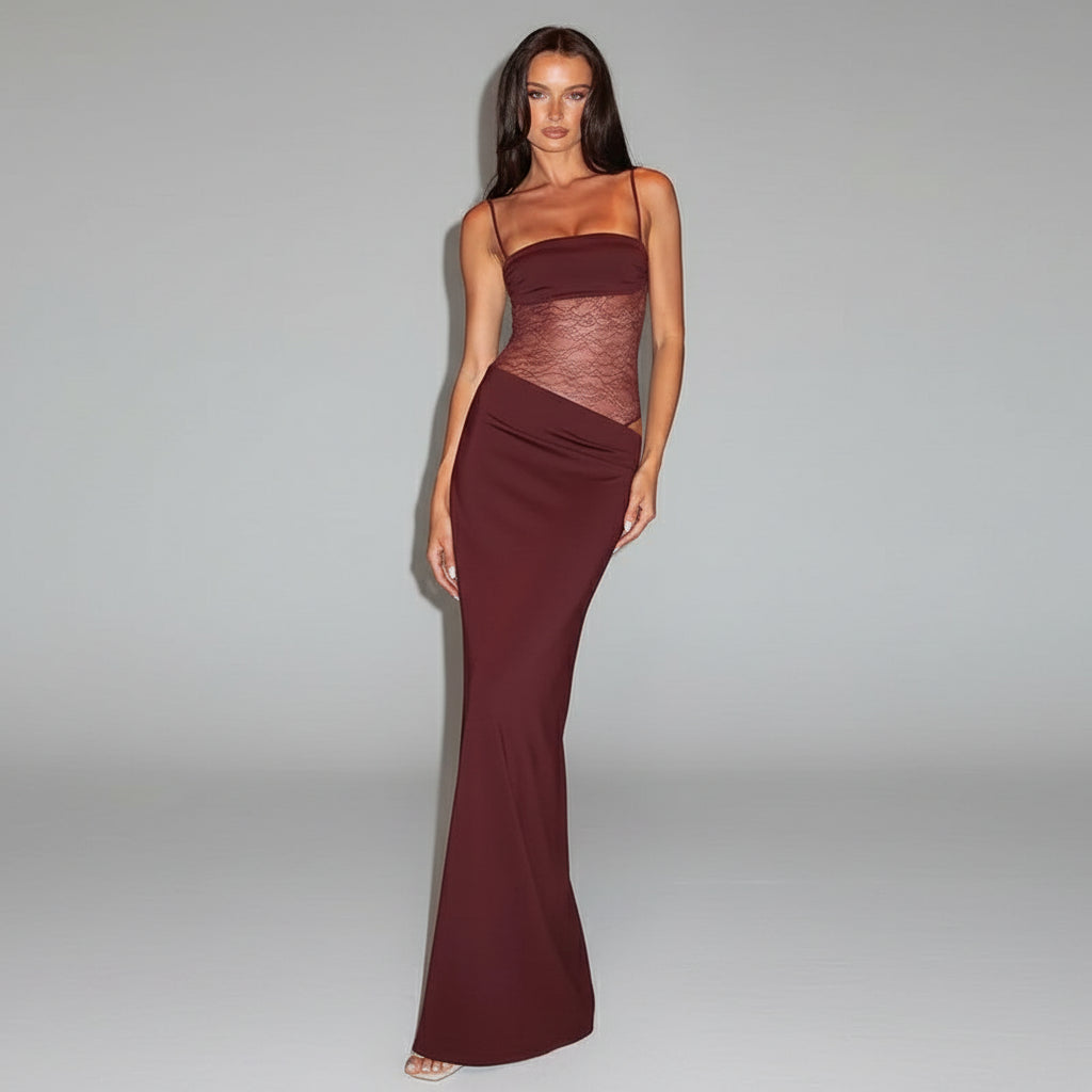 שמלת מקסי דגם - ספיר