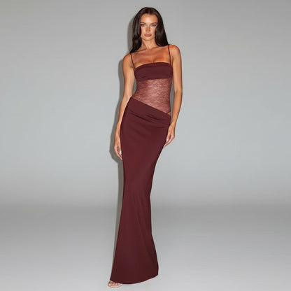 שמלת מקסי דגם - ספיר