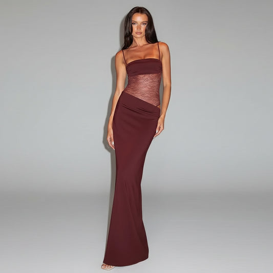 שמלת מקסי דגם - ספיר