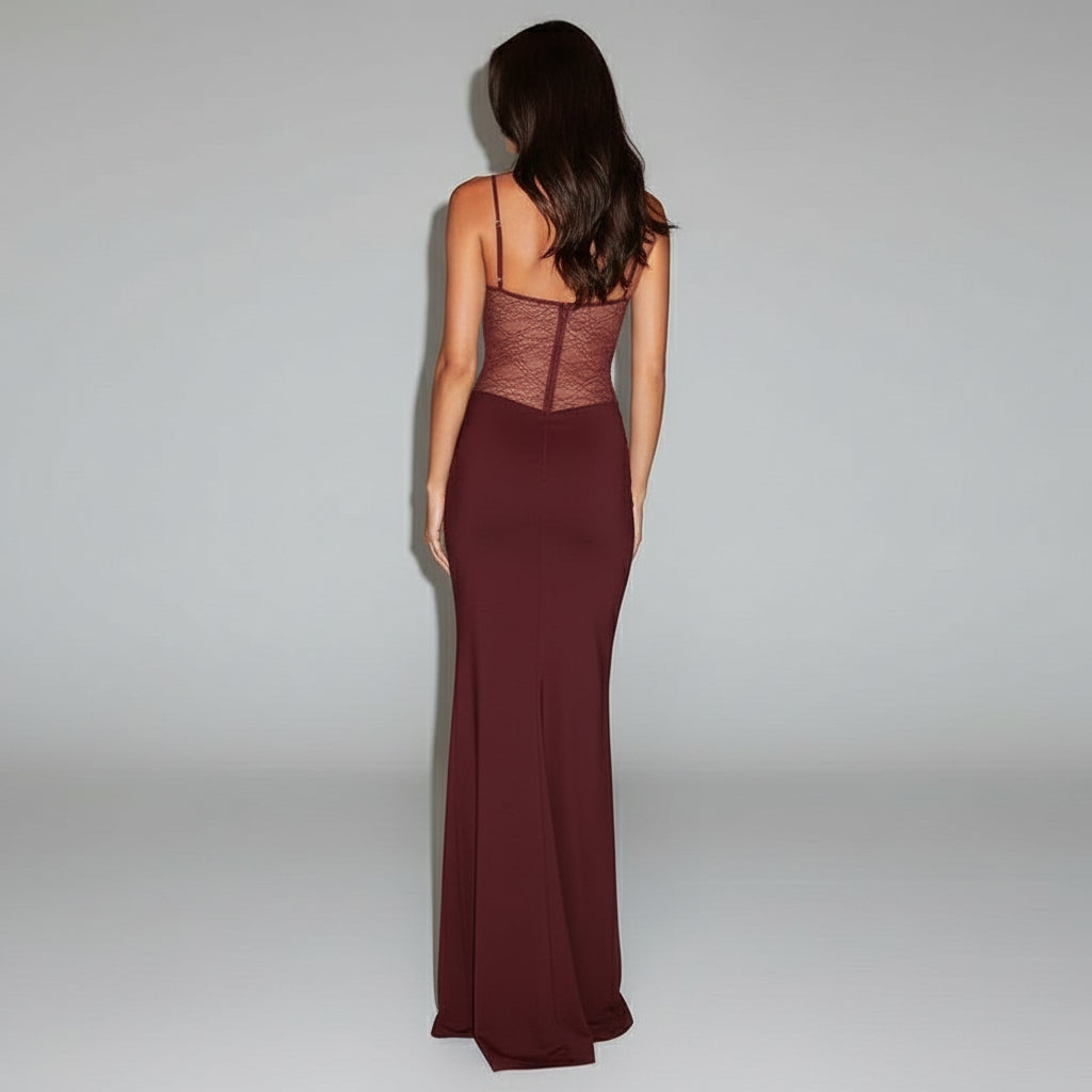 שמלת מקסי דגם - ספיר