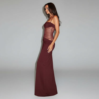 שמלת מקסי דגם - ספיר